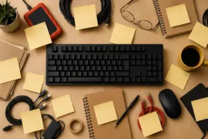 中小企業資訊人員:一個人扛所有資訊工作的辦公桌